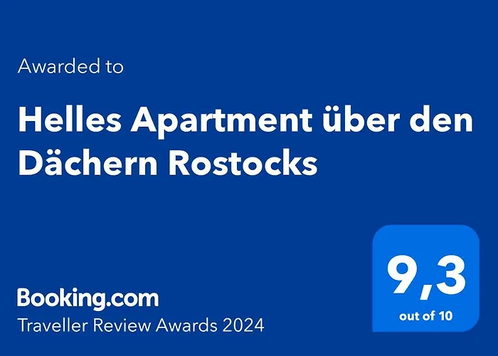 Helles Apartment Ueber Den Daechern Rostocks